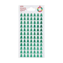 84 Piece Christmas Tree Foam Stickers
