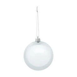 8 Pack 8cm Christmas Baubles - Silver Look -Christmas Gift Shop 007dc09b 8797 4264 834f 6fe219b9ac7e