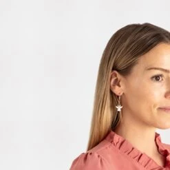 6 Pack Christmas Angel Earrings - White And Gold Tone -Christmas Gift Shop 021981de a85a 4654 97ba 7d2f0a462379