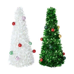 Christmas Tabletop Tinsel Tree Decoration - Assorted -Christmas Gift Shop 0349277c 5e1a 405f 8e26 6c4ce52bfce6