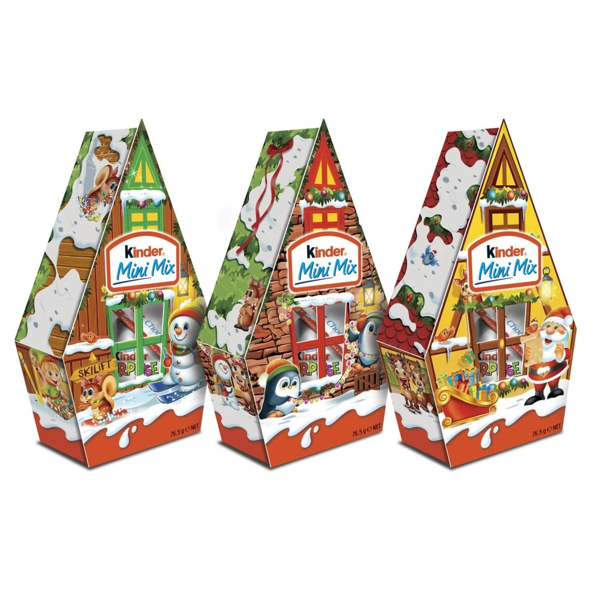 Kinder Christmas Mini Mix 76.5g - Assorted 1 Kinder Christmas Mini Mix 76.5g - Assorted