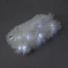 5m Christmas Light Up Tinsel - White