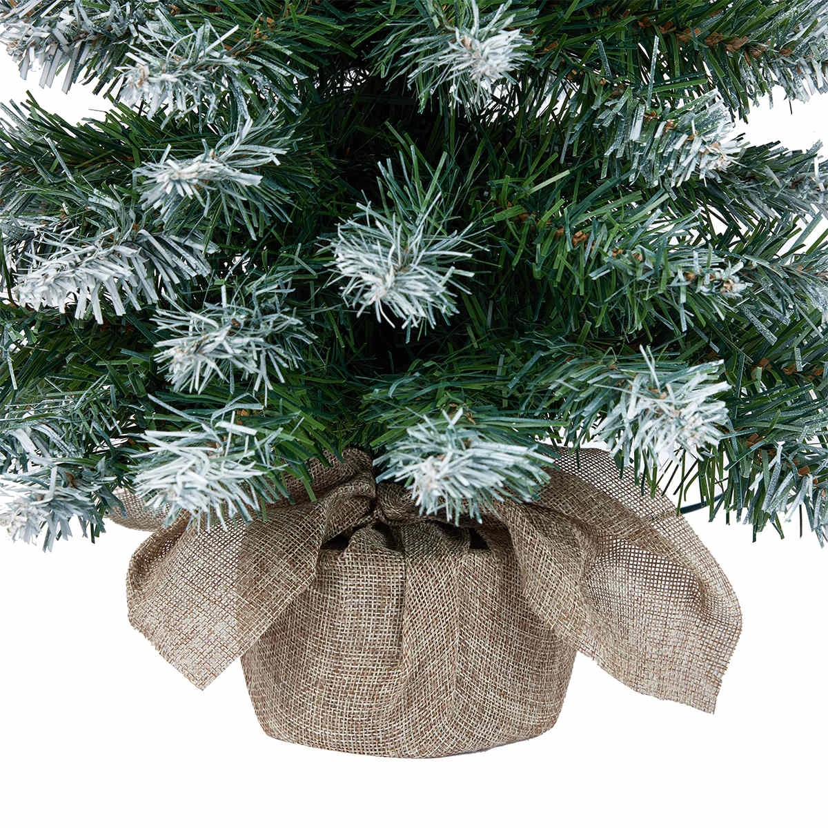 Christmas Light Up Frosted Tabletop Tree Decoration 9 Christmas Light Up Frosted Tabletop Tree Decoration - Image 9