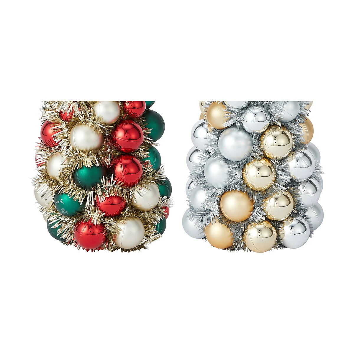 Christmas Tabletop Tree Bauble Decoration - Assorted 2 Christmas Tabletop Tree Bauble Decoration - Assorted - Image 2