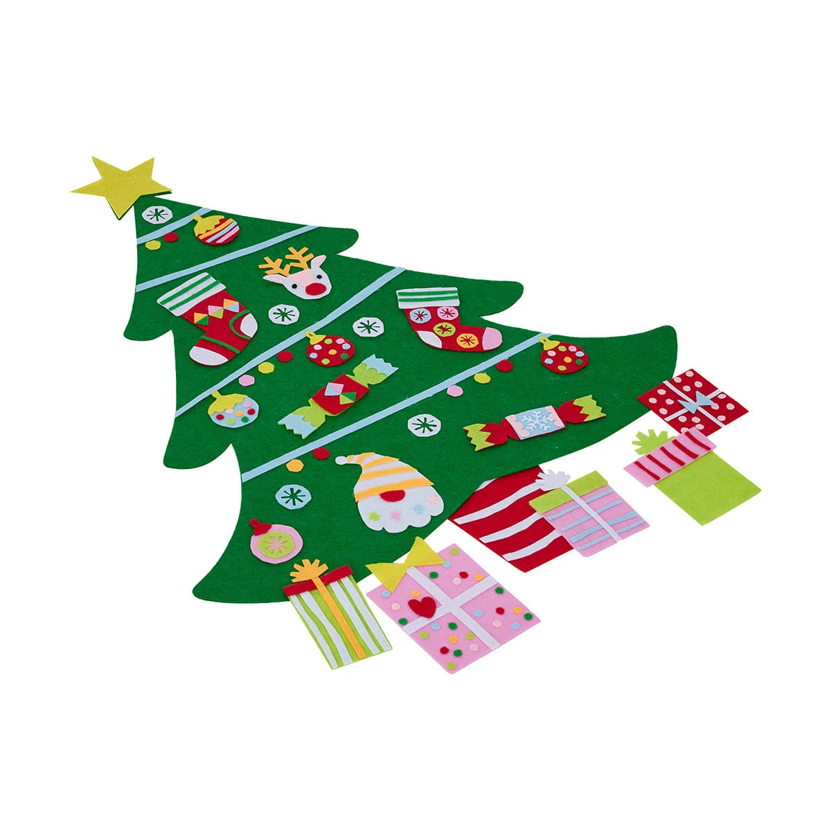 Decorate Your Own Felt Christmas Wall Tree 1 Decorate Your Own Felt Christmas Wall Tree