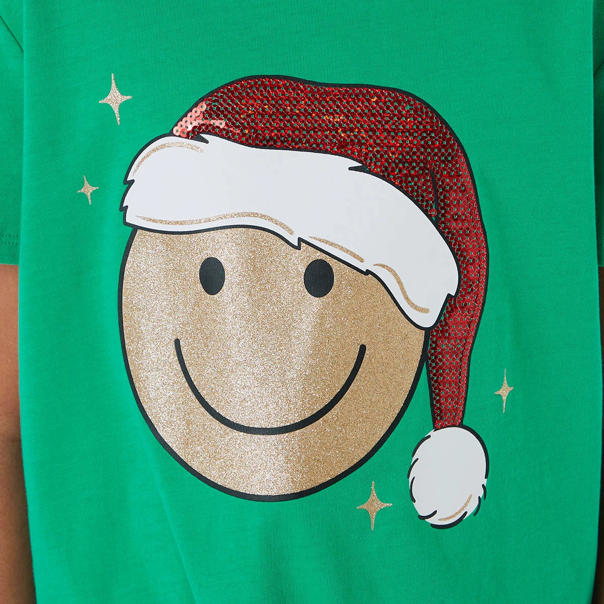 Short Sleeve Tie Front Christmas T-shirt 6 Short Sleeve Tie Front Christmas T-shirt - Image 6