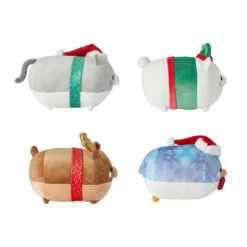 Christmas Laying Cushy Plush - Assorted