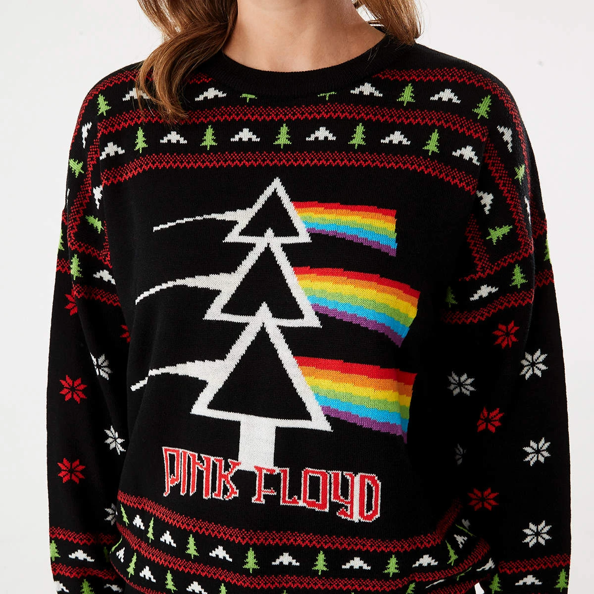 Long Sleeve Pink Floyd License Christmas Jumper 2 Long Sleeve Pink Floyd License Christmas Jumper - Image 2