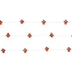 Battery Operated 30 LED Christmas Wire Novelty Lights - Assorted
