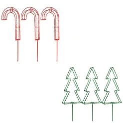 Solar Powered 3 Pack Christmas Metal Stake Lights - Assorted 12 Solar Powered 3 Pack Christmas Metal Stake Lights - Assorted -Christmas Gift Shop 12900dad e24b 4be5 b376 b8618eb6aa66