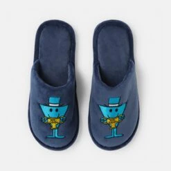 Mr. Cool License Christmas Novelty Slipper Scuffs
