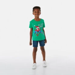 Spider-Man License Christmas Print T-shirt -Christmas Gift Shop 13717f30 ddc5 430f a9b5 c0caa21e9352