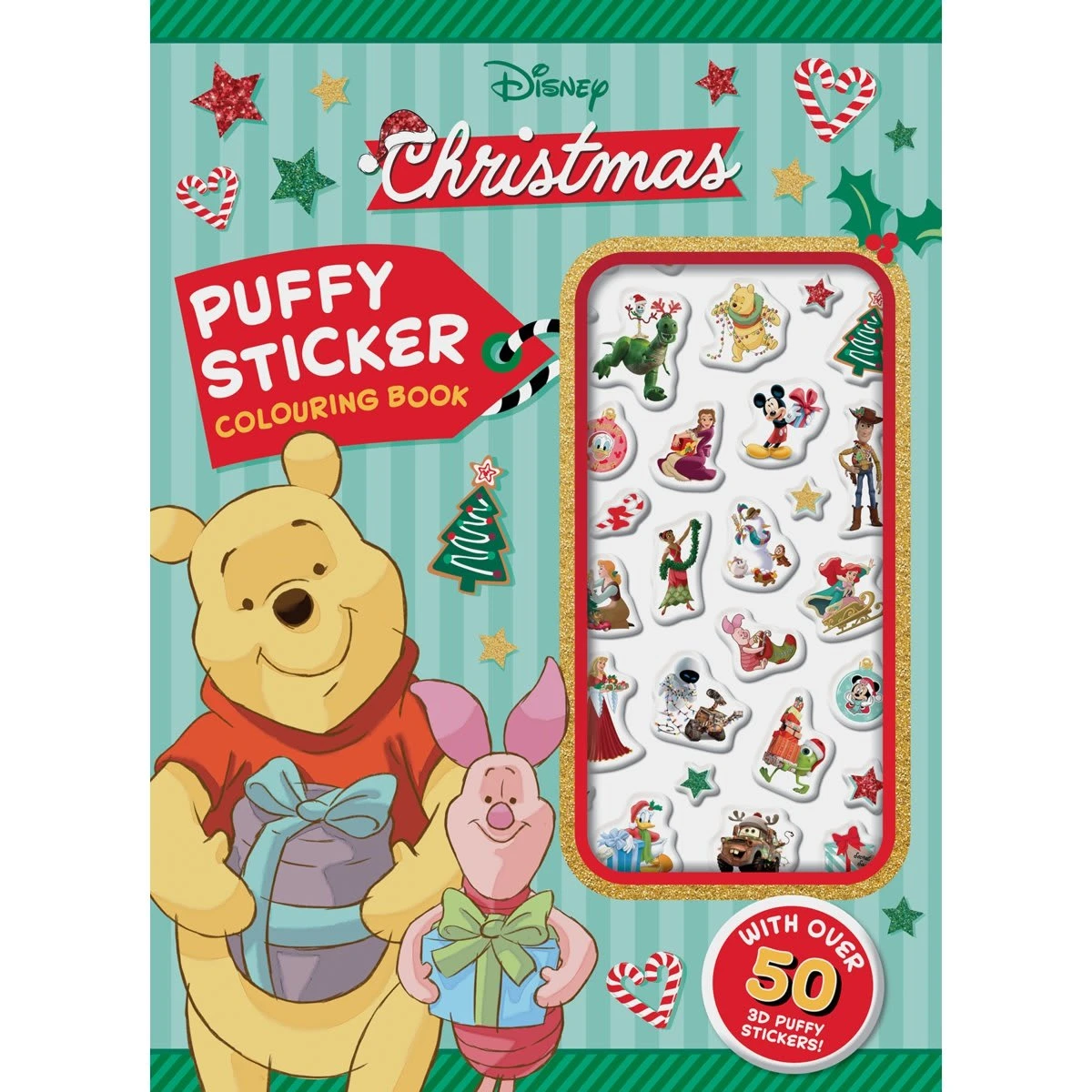 Disney Christmas Puffy Sticker Colouring Book 1 Disney Christmas Puffy Sticker Colouring Book