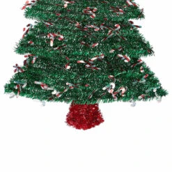 Christmas Hanging Decoration Tinsel Tree
