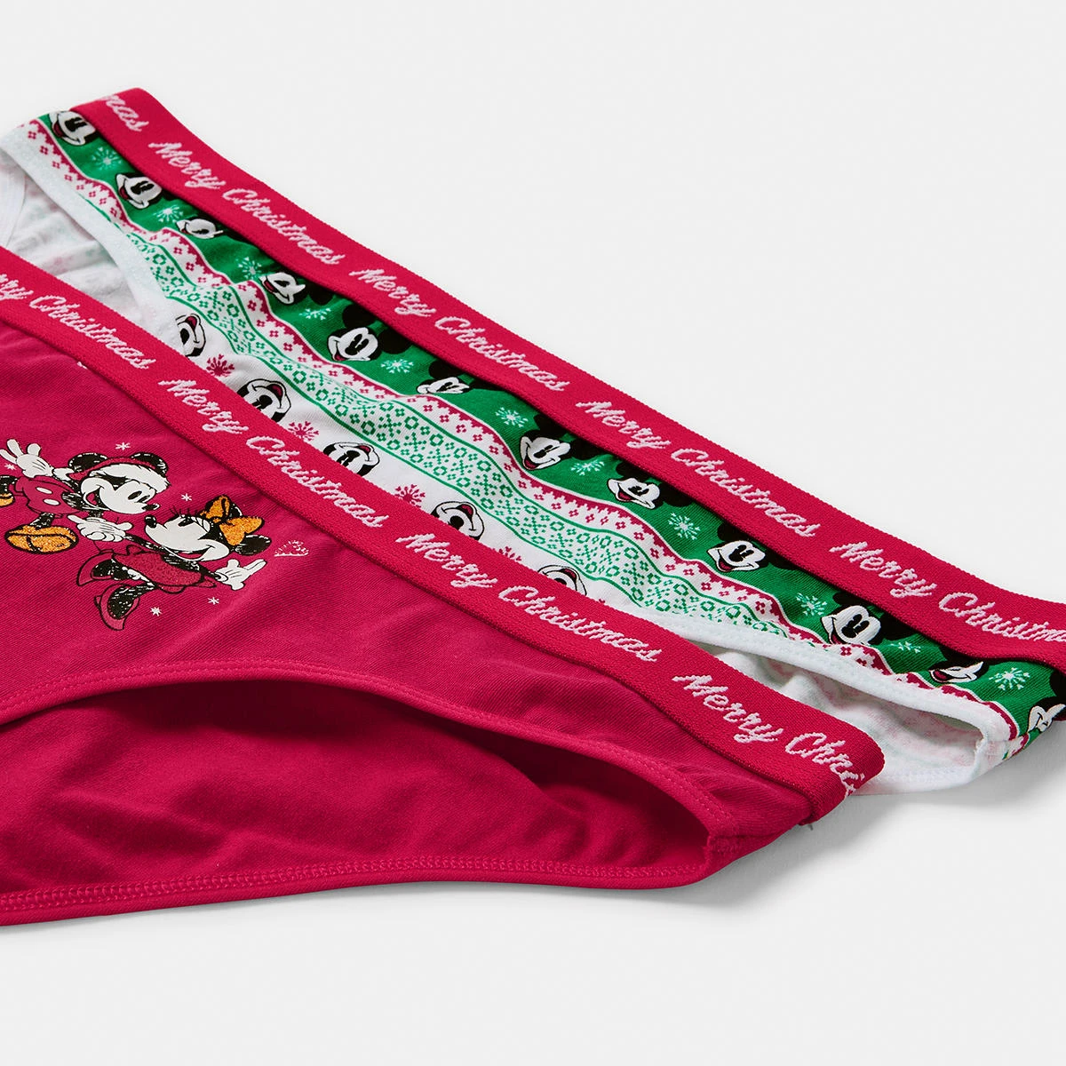 2 Pack Mickey Mouse License Christmas Bikini Briefs 2 2 Pack Mickey Mouse License Christmas Bikini Briefs - Image 2