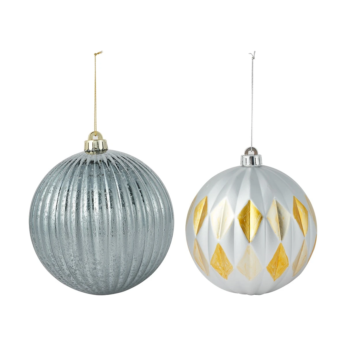 15cm Christmas Hanging Decoration Luxury Bauble - Assorted 1 15cm Christmas Hanging Decoration Luxury Bauble - Assorted