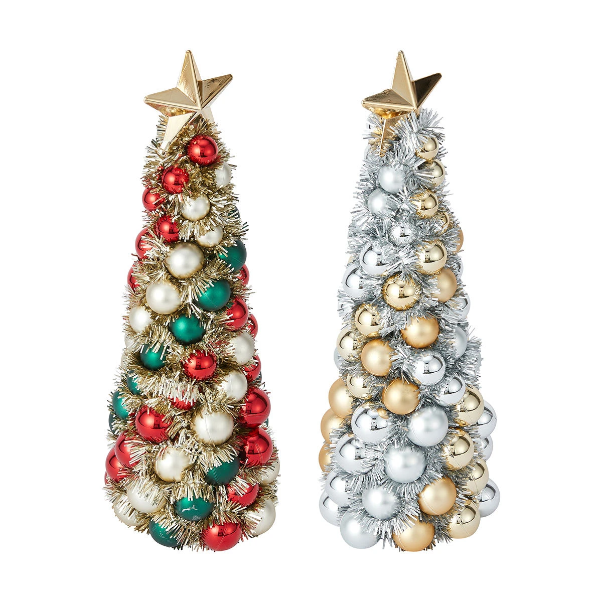 Christmas Tabletop Tree Bauble Decoration - Assorted 3 Christmas Tabletop Tree Bauble Decoration - Assorted - Image 3