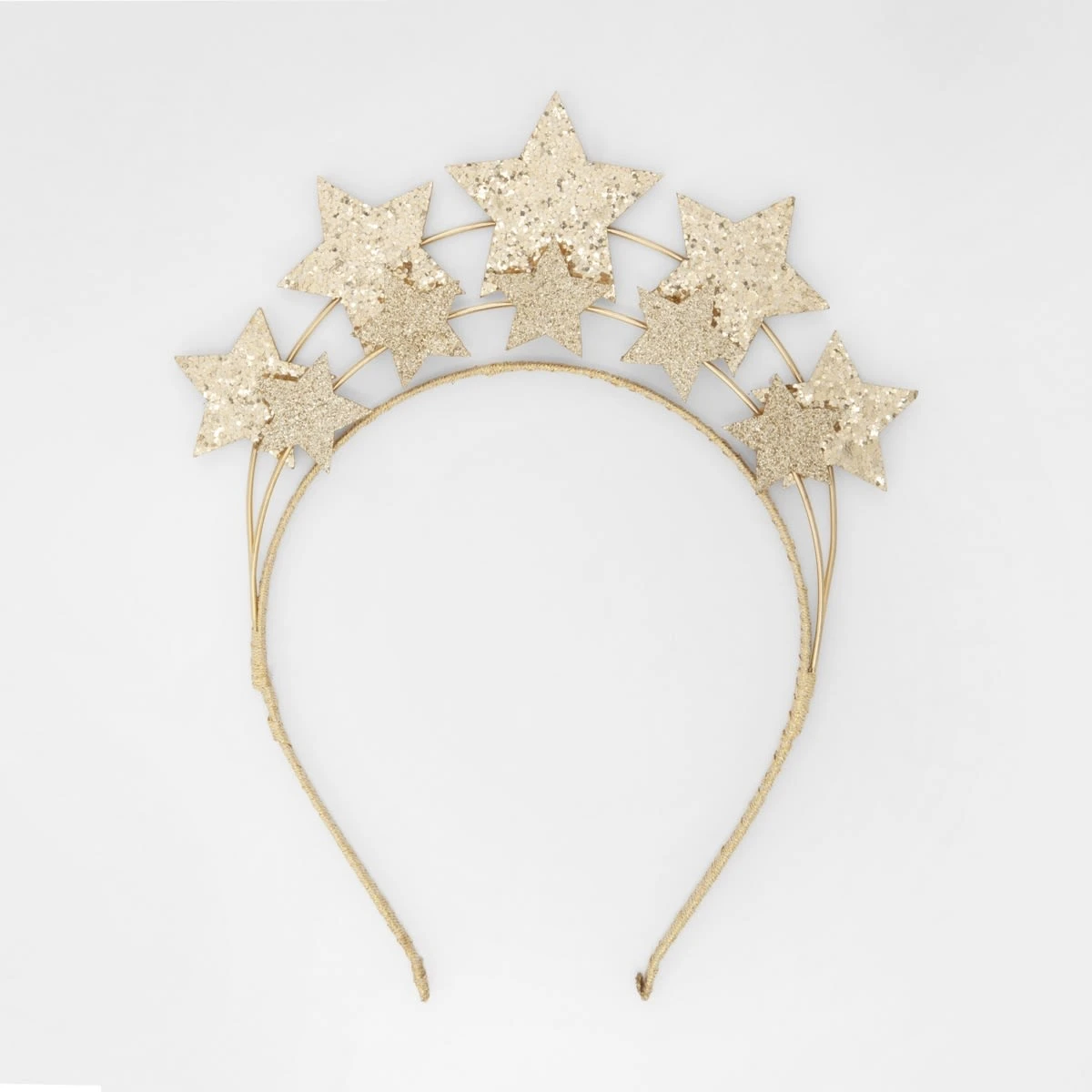 Christmas Star Headband - Gold Tone 1 Christmas Star Headband - Gold Tone