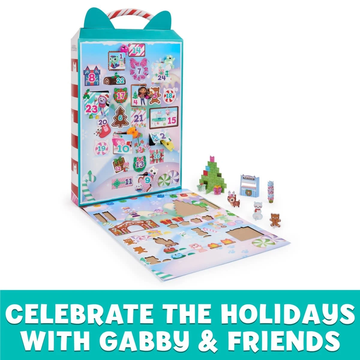 DreamWorks Gabby's Dollhouse Christmas Kitty Cat Surprise Advent Calendar 1 DreamWorks Gabby's Dollhouse Christmas Kitty Cat Surprise Advent Calendar