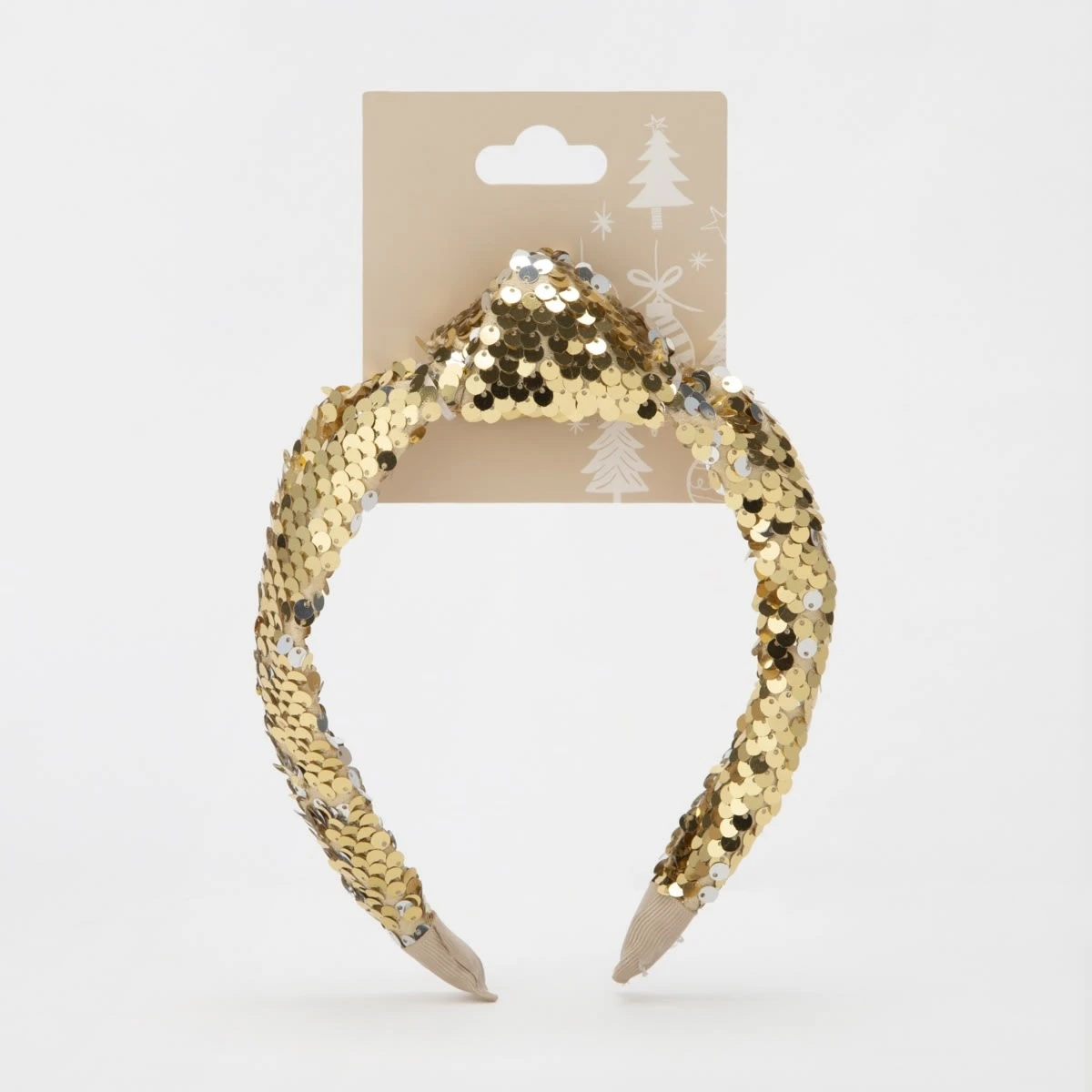 Christmas Festive Headband - Gold And Silver Tone 4 Christmas Festive Headband - Gold And Silver Tone - Image 4