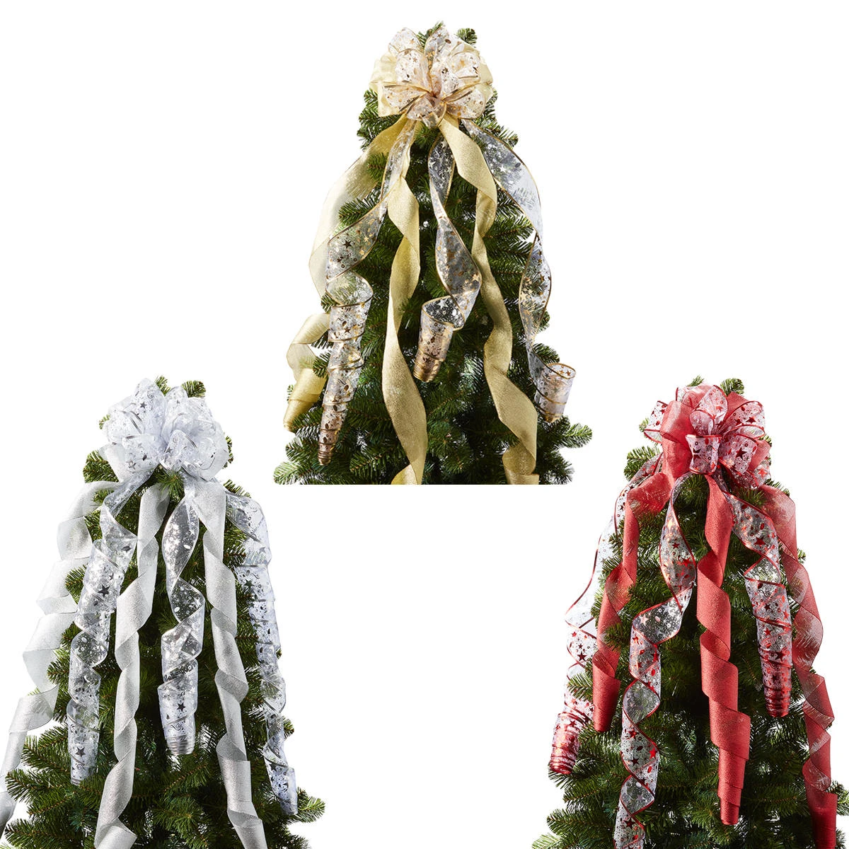 Christmas Tree Topper Ribbon - Assorted 4 Christmas Tree Topper Ribbon - Assorted - Image 4