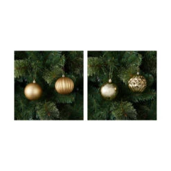 8 Pack 8cm Christmas Baubles Gold Look -Christmas Gift Shop 28c2ae4d 027d 4f87 a19d bcba96063b2e