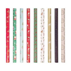 3 Pack 4m Christmas Roll Wraps - Assorted -Christmas Gift Shop 29394cc6 372b 45db 8458 3c32966b0694