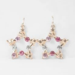 Christmas Festive Star Earrings - Rose Gold Tone -Christmas Gift Shop 2a17d3c9 8a11 4209 a05f c16807d9cfd6