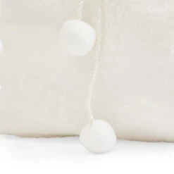 Christmas Santa Sack White Faux Fur