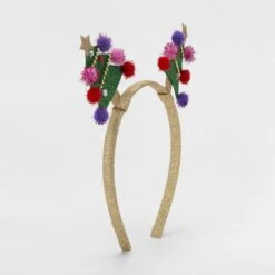 Christmas Tree Headband - Green, Purple And Gold Tone -Christmas Gift Shop 2cf51956 95c5 41e7 a5ea 41c202b2bd5b