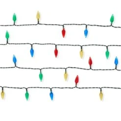 Solar Powered 150 LED Multi Colour Christmas Berry Lights