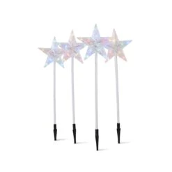 4 Pack Solar Powered Christmas Light Up Garden Stakes -Christmas Gift Shop 2f23efd5 8b96 40dc b041 741a34b46f38