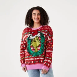 Long Sleeve The Grinch License Christmas Jumper -Christmas Gift Shop 31691333 2ca1 4d3c a9b5 917c0b9d951c