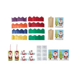 8 Pack Christmas Floral Bon Bons