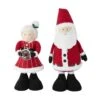 Christmas Decoration Spring Leg Mr Or Mrs Clause - Assorted