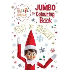 Merry And Bright The Elf On The Shelf: A Christmas Tradition Jumbo Colouring Book -Christmas Gift Shop 35828b63 a8b6 4ad8 9f77 468eec047d95