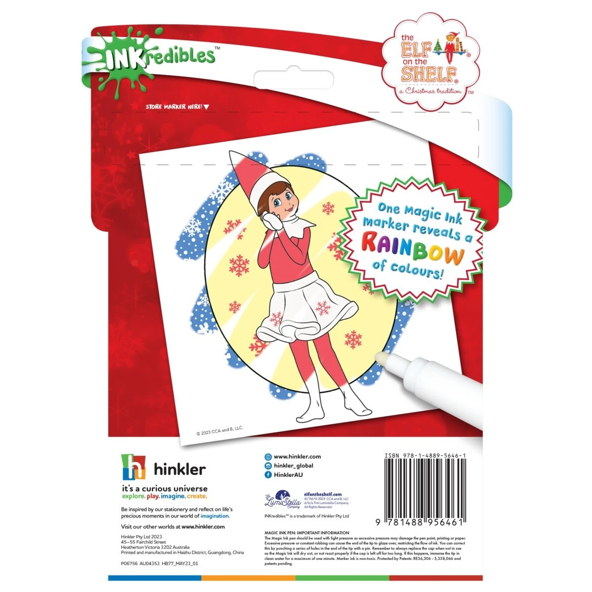 INKredibles The Elf On The Shelf: A Christmas Tradition Mess-Free Activity Kit - Book 2 INKredibles The Elf On The Shelf: A Christmas Tradition Mess-Free Activity Kit - Book - Image 2