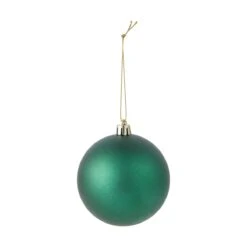 8 Pack 8cm Christmas Baubles - Green -Christmas Gift Shop 38df3068 d1e6 47b3 98fe a9e0cc7d0dca