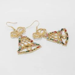 Christmas Gem Bell Earrings - Gold Tone -Christmas Gift Shop 39e6bca1 60d5 4b2e 81c5 beb5f91082f9