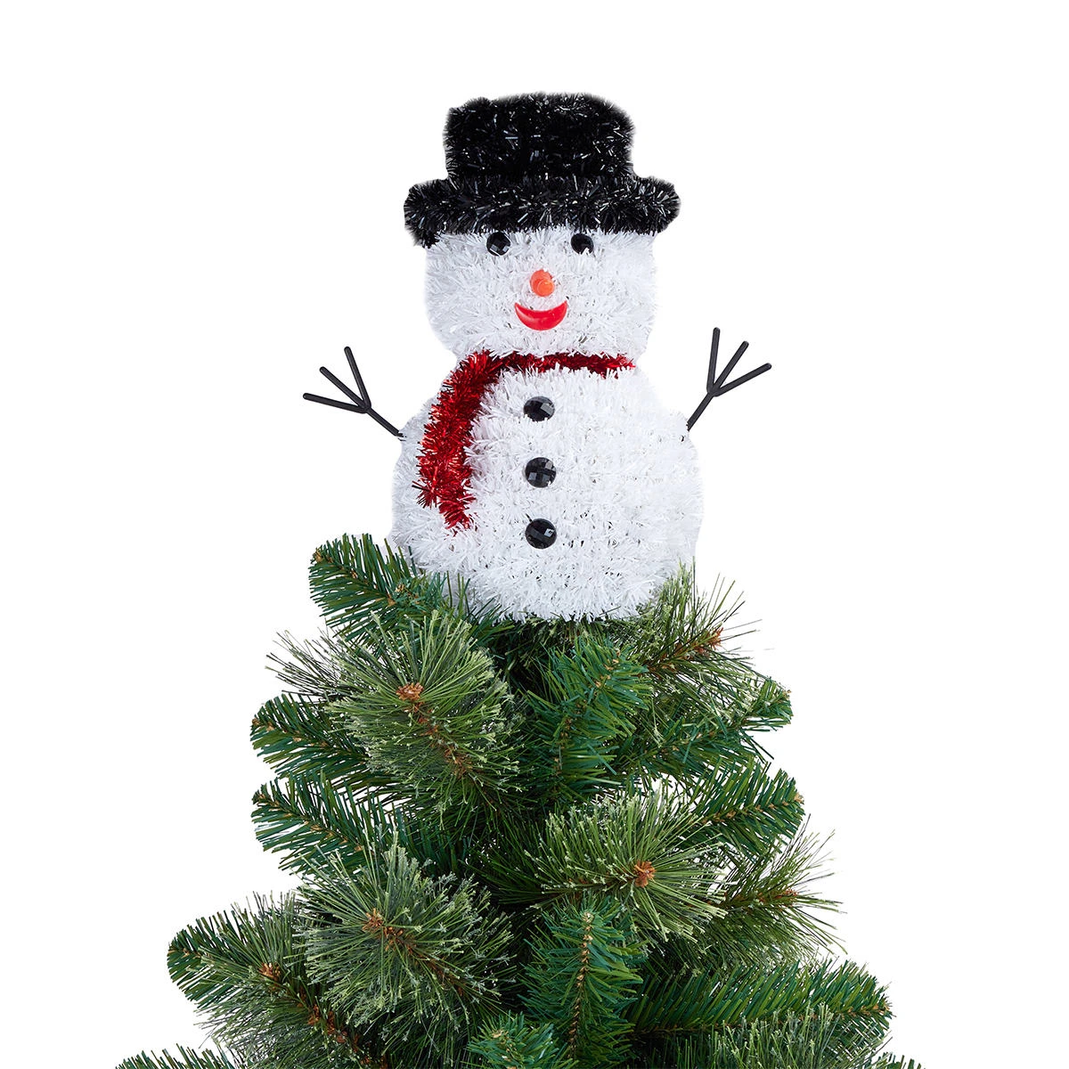 Christmas Hanging Decoration Tinsel Snowman 8 Christmas Hanging Decoration Tinsel Snowman - Image 8