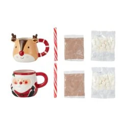 Hot Cocoa Christmas Ceramic Mug Set 50g - Assorted -Christmas Gift Shop 3e946ff9 2f74 4e71 ab88 f165586c54c5
