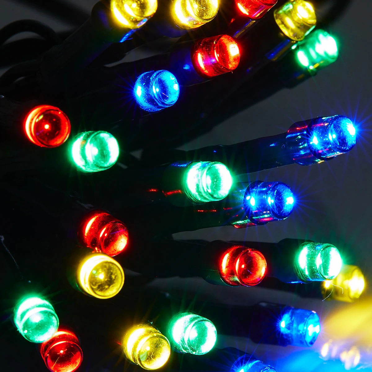Solar Powered LED Christmas String Lights - Multi-Colour, 24 Bulbs, 2.3m 1 Solar Powered LED Christmas String Lights - Multi-Colour, 24 Bulbs, 2.3m