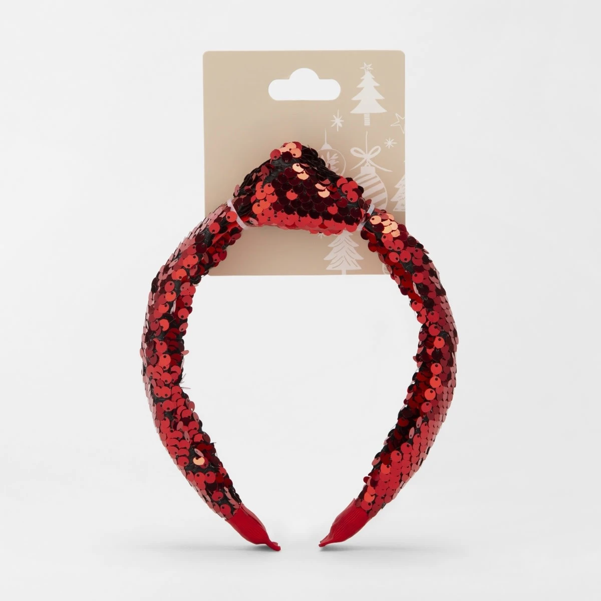 Christmas Festive Headband - Red And Black 2 Christmas Festive Headband - Red And Black - Image 2