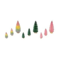 3 Pack Christmas Bottlebrush Tree Decoration - Assorted -Christmas Gift Shop 4364d487 5aac 444e 9e6a bdbebedfab3d