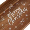 Merry Christmas Wooden Serving Tray