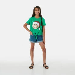 Short Sleeve Tie Front Christmas T-shirt 21 Short Sleeve Tie Front Christmas T-shirt -Christmas Gift Shop 442bd232 9e2f 4581 a08c cfec993223db