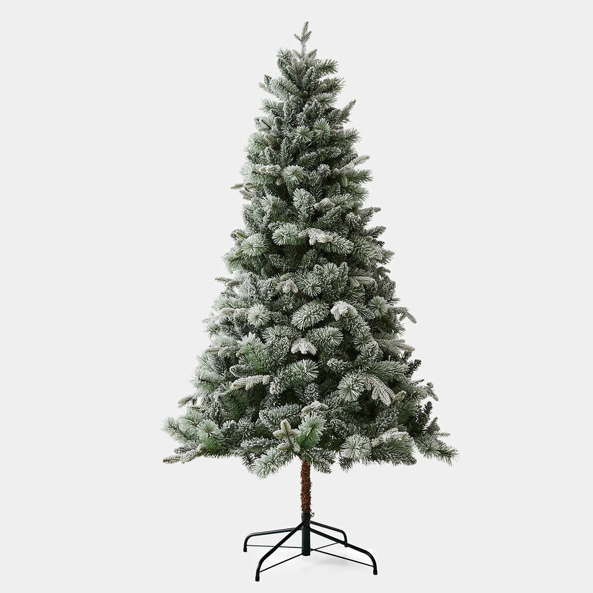 2.13m (7ft) Prelit Snowy Christmas Tree - (K) 4 2.13m (7ft) Prelit Snowy Christmas Tree - (K) - Image 4