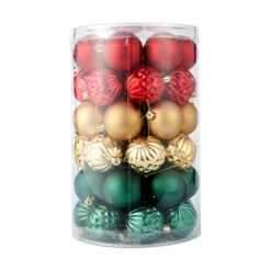 47 Pack 6cm Christmas Baubles Traditional Cheer -Christmas Gift Shop 474ebb98 fc18 4c19 9056 ec20fdac95ae