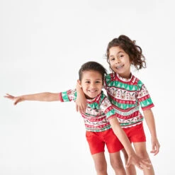 Christmas Print Rash Vest