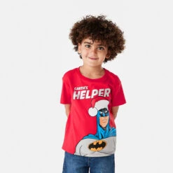 Batman License Christmas Print T-shirt -Christmas Gift Shop 4b125644 6109 4341 938d dce860d8102f